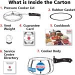 Hawkins 5 Litre Contura Pressure Cooker, Stainless Steel Inner Lid Cooker, Handi Cooker, Induction Cooker, Silver (SSC50) - Image 4