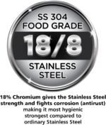 Hawkins 5 Litre Contura Pressure Cooker, Stainless Steel Inner Lid Cooker, Handi Cooker, Induction Cooker, Silver (SSC50) - Image 6