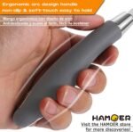 Lemon Citrus Zester Tool Cheese Grater for kitchenaid-Multipurpose grooved channel knife scraper,Stainless steel blade and ergonomically designed curved handle - Image 3