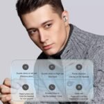 M41 Bluetooth Ear Buds, True Wireless Earbuds 120Hrs Playback with 1200mAh Battery, IPX7 Waterproof Bluetooth Earphones for Android, iPhone, PC, Laptop (Black) - Image 6