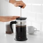 I-K-E-A UPPHETTA French Press Coffee Maker, Glass/Stainless Steel 34 oz, Black - Image 4