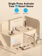 GoveeLife Smart Mini Double Button Switch, Group Control Multiple Devices, Versatile Wireless Control Button, Battery Powered, Supports Most GoveeLife Smart Products - Image 4