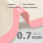 Silicone Baking Mat Set of 3, Silicone Baking Mats Cookie Sheet, Non-Stick Mats for Baking, Easy Clean & Reusable Oven Baking Sheet for Making Macaroons, Cookies (Pink) - Image 4