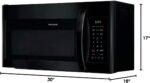 Frigidaire FFMV1846VB 30" Black Over The Range Microwave with 1.8 cu. ft. Capacity - Image 4