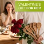 MFC 5-Piece Wooden Cooking Spoons - Kitchen Set from Natural Cherry Wood - Wooden Spoons for Cooking - Funny Utensil Set with Smiley Faces - Cooking Multipurpose Wood Utensils - Image 3