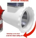 Upgraded Version - Cheese Grater Slicer Shredder Attachments for All KitchenAid Stand Mixers, Food Slicers Salad Maker Accessory Vegetable Chopper with 4 Blades Dishwasher Safe - Image 5