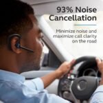 BlueParrott M500-XT Mono Bluetooth Wireless Noise-Cancelling Headset, Intelligent Dual Mic, 11-Hour Talk Time, Black - Image 3
