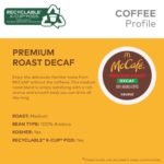 McCafe Premium Roast Decaf Coffee, Single Serve Keurig K-Cup Pods, Decaffeinated, 96 Count (4 Packs of 24) - Image 4