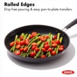 OXO Frying Pan, Non Stick Magneto Induction Pan - Induction & Oven Safe Cookware - 30 cm, Black - Image 5
