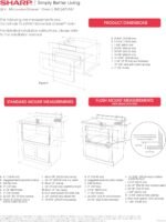 SHARP SMD2470ASY Microwave Drawer Oven, 24-inch, 1.2 Cubic Feet, 950 Watt, Concealed Control Panel with Digital LCD Display, Stainless Steel - Image 7