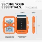 Spigen for MagSafe Wallet, Heavy Duty Hardshell Magnetic Card Holder Compatible with iPhone 17/16/15/14/13/12 Pixel 10 Series MagSafe-Cases Pixelsnap Holds 5-6/7-8 Cards - Image 4