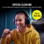Corsair HS55 Wireless Multiplatform Lightweight Gaming Headset with Bluetooth - Dolby 7.1 Surround Sound - iCUE Compatible - PC, PS5, PS4, Nintendo Switch, Mobile - Black - Image 5