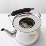 Stainless steel Tea kettle pot C with Removeable Infuser set, tea maker stove top (gas&induction&electronic) (5.28QT) - Image 4