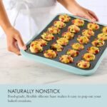 Chicago Metallic 24-Cup Silicone Muffin Pan, Nonstick Bakeware with Wire-Reinforced Rim, BPA-Free Food-Grade Silicone, Oven Safe to 428°F, Dishwasher Safe, Easy Cupcake Release - Image 6