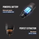 WACACO PIXAPRESSO, Coffee Machine Electric & Portable, With 4 Coffee Types & Fast Heat-Up, 3 * 3000mAh Battery, 20 Bar Portable Espresso Maker For Ground Coffee & NS Capsule, Dark Burgundy - Image 5