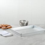 Restaurantware-Met Lux 18 x 12 x 2 Inch Straight-Sided Baking Tin, 1 Rectangular Cake Pan - Oven-Ready, Freezable, Anodized Aluminum Baking Sheet Cake Pan, Greaseproof, For Birthday - Image 4