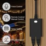 New One 2 Pack Zwave Outdoor Smart Plug - 700 Series Zwave Plug with Dual Outlets - Z-Wave Smart Outlet Waterproof - Zwave Hub Required - Compatible with SmartThings, Alexa - Image 4