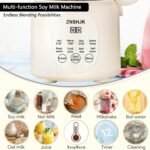 8-in-1 Nut Milk Maker, 40oz Automatic Soy, Almond & Oat Milk Machine for Homemade Plant-Based Drinks, with delay start, keep warm, boil water & self-cleaning functions - Image 7