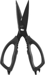 Kitchen Shears Come Apart Kitchen Scissors with Serrated Blade Premium Black Titanium Plated Stainless Steel Shears for Food Heavy Duty Chicken Bone Fish Nutcracker Can Opener 02A - Image 9