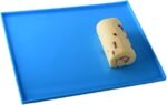 Silicone Cake Roll Maker,Silicone Baking Mat,Multipurpose Nonstick Pastry Mat, Swiss Roll Cake Mat Flexible Baking Tray Mold Baking-2pack(10''12'', Blue) - Image 4