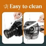 Cold Press Juicer Machine | Powerful Wide Chute Slow Masticating Juicer | Whole Fruits & Vegetables | High Juice Yield | Easy to Clean - Image 5