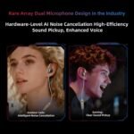 KZ AXAS Wired Gaming Earphones, DSP Sound Card with Built-in Ai Noise Cancellation, Multi-Model Compatible Ergonomic Design Headset(White, USB Type-C) - Image 3