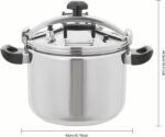 42 Quart Stainless Steel Pressure Cooker, Commercial Stove Top Pressure Cooker, Pressure Stewing Pot, Compatible with Gas & Induction Cooker - Image 5