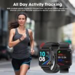 Fitness Tracker, Fitness Watch with Blood Oxygen, Heart Rate Monitor, Steps Calories Counter, Sleep Monitor, Pedometer IP68 Waterproof, Smart Watch for Android iPhones - Image 5