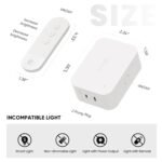 TREATLIFE 2 in 1 Dimmer Plug with Remote, No Smart Features, Wireless Remote Control Outlet, Up to 100FT Range, Plug-in Dimmer Switch for Dimmable Bulbs, String Lights, Max Power 300W - Image 3