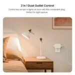 TREATLIFE 2 in 1 Dimmer Plug with Remote, No Smart Features, Wireless Remote Control Outlet, Up to 100FT Range, Plug-in Dimmer Switch for Dimmable Bulbs, String Lights, Max Power 300W - Image 4