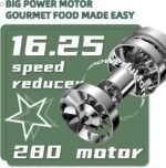 3 Speed Hand Mixer with Flex Edge Beaters | Auto-Scrape Design for Baking, Whipping, Dough | | Easy to Clean | Perfect for Home Bakers -HM903 (milky white) - Image 4