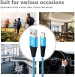 Bynccea Type C Charger Cable 10FT 4-Pack Fast Charging Cord USB A to USB C Cell Phone Charger Nylon Braided Compatible with Samsung Galaxy S10 S9 S8 Note 10 9 Pixel LG V30 - Image 4