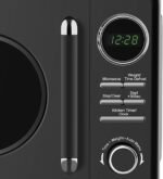Magic Chef MC77CMB 0.7-Cu. Ft. 700-Watt Retro Countertop Microwave (Black) - Image 4
