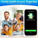 Smart Fitness Ring for Women Men - Activity & Health Tracker Ring with Heart Rate/Pressure/Sleep/Steps/Blood Oxygen Monitoring, 10ATM Waterproof for iPhone and Android, No Subscription Fee (7#) - Image 5