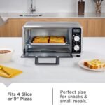 Decker Crisp Air Fry Toaster Oven Countertop with Air Fry, Bake, Broil, Toast, Keep Warm & Even Heat Technology - Image 8