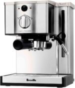 Breville ESP8XL Cafe Roma Stainless Espresso Maker, 9x9x12, Silver - Image 3
