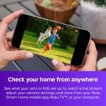 Roku Battery Camera for Home Security - New Weather-Resistant Indoor & Outdoor Wireless Camera & Pet Monitor with 1080p HD & Two-Way Audio - Rechargeable, Motion Detection & Wi-Fi - Image 3