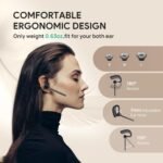 Yealink Bluetooth Headset BH71 Lite,Wireless Bluetooth Earpiece for Cell Phone，Single Ear Headset with Noise Canceling Mic for Office/Driving/Business,10Hrs Talktime,Mute - Image 3