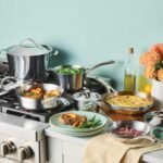 Anolon Nouvelle Stainless Steel Cookware Pots and Pans Set, 10 Piece - Image 3