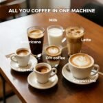 Automatic Espresso Machine With Grinder, 19 Bar Coffee Maker with Self-Cleaning& Touch Control for Latte/Cappuccino/Americano/DIY for Home/Office/Coffee Lovers//Small Cafés - Image 6