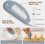 Angadona Sourdough Starter Kit, Sourdough Bread Baking Supplies, 40oz Sourdough Starter Jar, 9" Round & 10" Oval Silicone Bread Proofing Baskets Set, Bread baking tools,Silicone bread Sling - Image 7