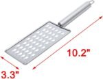 uxcell Cheese Grater - Food Graters for Kitchen Stainless Steel Peeler - Vegetable Lemon Grater Flat Fruit Grater - Image 3