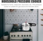 DOITOOL Aluminum Pressure Cooker 16cm/6.3inch Bottom Small Pressure Cooker for Gas Stove Induction for Home Cooking, Silver - Image 7