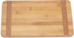 Lipper International Bamboo Wood Kitchen Cutting and Serving Board with Non-Slip Cork Backing, Medium, 13-3/4" x 9-3/4" x 5/8" - Image 4