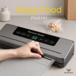 Vacuum Sealer for Food Storage – 120W Power | 30cm Sealing Width | Compact ABS Design | 110V–240V Voltage | Includes 10 BPA-Free Vacuum Bags | For Sous Vide, Meal Prep Food Preservation - Image 3