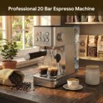 SIMOE 20 Bar Espresso Machine with Milk Frother, 58mm Portafilter, Stainless Steel Espresso Coffee Maker, One-Touch Cappuccino & Latte Machine for Home - Image 3