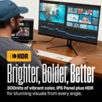 Westinghouse 22 Inch Monitor, 1080p Full HD IPS Computer Screen, 100Hz Refresh Rate, 1ms Response, HDR, Adaptive Sync, Built-in Speakers, HDMI, VGA, Gaming & Home Office (2025 Model) - Image 3