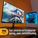 Westinghouse 22 Inch Monitor, 1080p Full HD IPS Computer Screen, 100Hz Refresh Rate, 1ms Response, HDR, Adaptive Sync, Built-in Speakers, HDMI, VGA, Gaming & Home Office (2025 Model) - Image 4