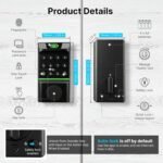Miko i7 App & WiFi Smart Lock for Front Door - Fingerprint Keyless Entry Door Lock Deadbolt with Key Fob, Keypad, Auto Lock and Doorbell for Front Door, Waterproof & Easy Installation, Black - Image 4