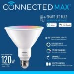 Cree Lighting Connected Max Smart Led Bulb Par38 Outdoor Flood Tunable White + Color Changing, 2.4 Ghz, Works with Alexa and Google Home, No Hub Required, Bluetooth + WiFi, 1Pk - Image 4